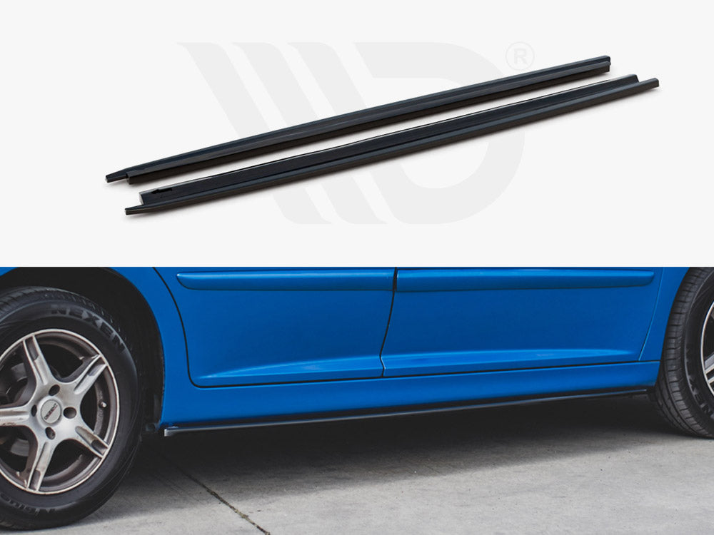 Side Skirts Diffusers Peugeot 207 Sport 2006-2009 Maxton Design