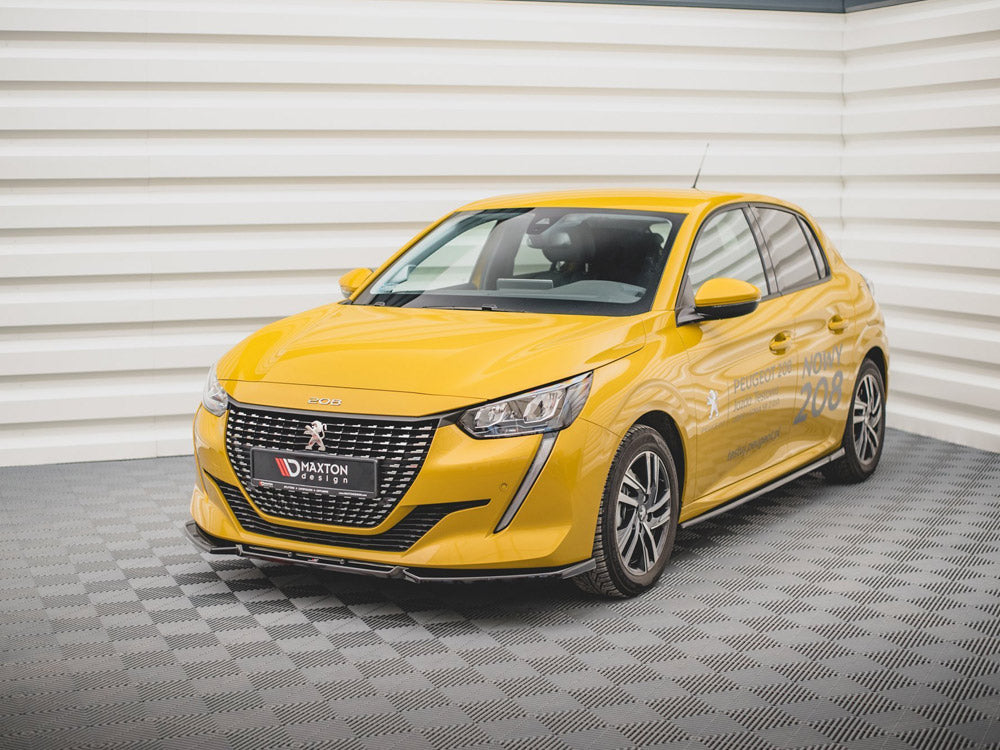 Front Splitter V1 Peugeot 208 MK2 2019- Maxton Design