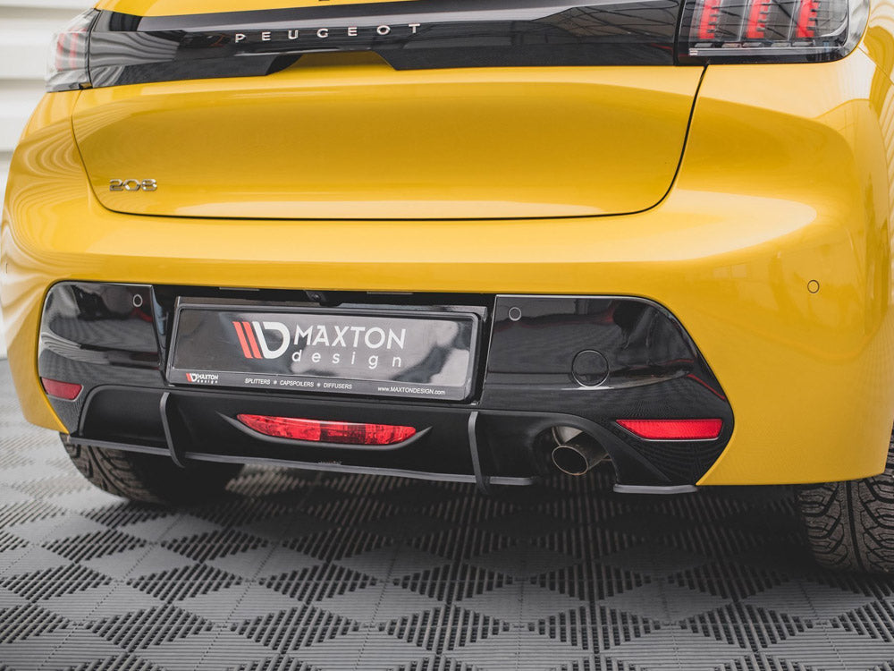 Racing Durability Rear Diffuser Peugeot 208 Mk2 2019- Maxton Design