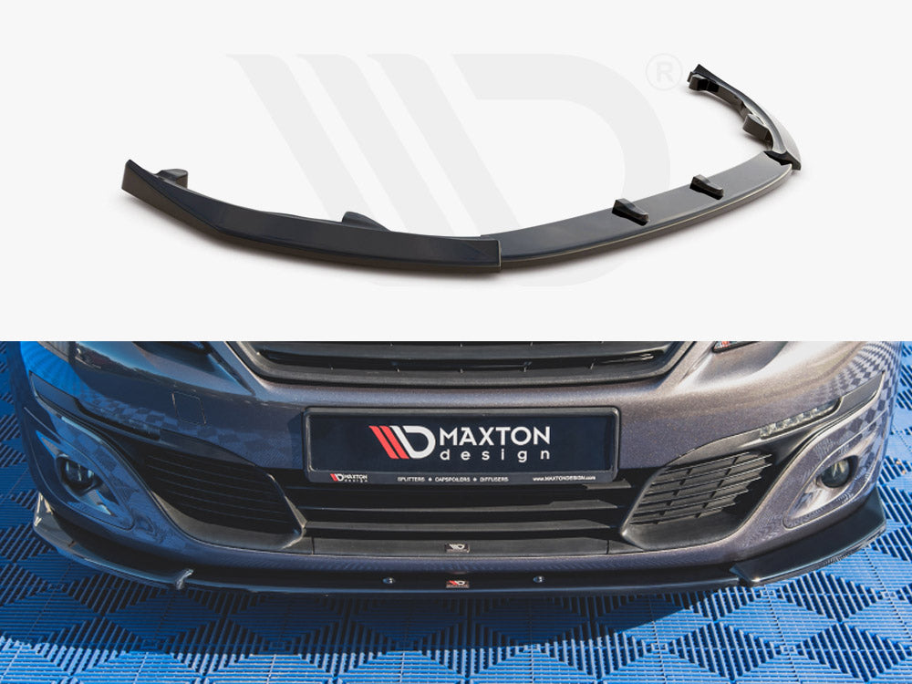 Front Splitter V2 Peugeot 308 MK2 Facelift 2017- Maxton Design