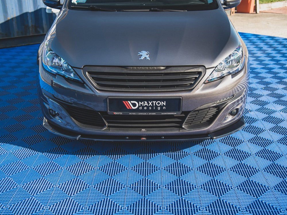 Front Splitter V2 Peugeot 308 MK2 Facelift 2017- Maxton Design