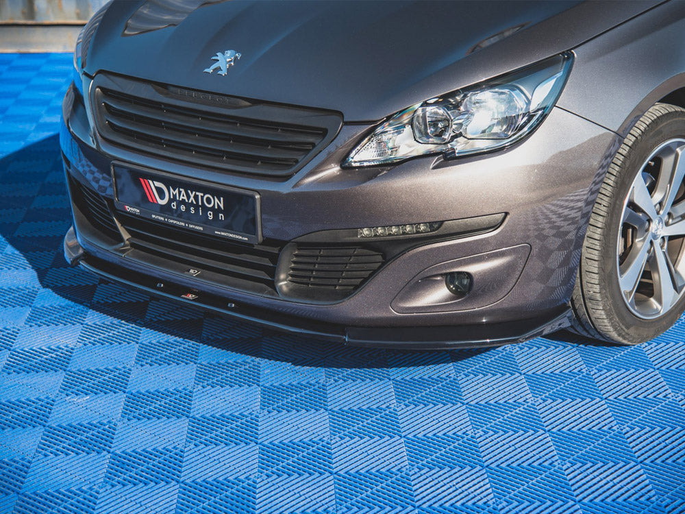 Front Splitter V2 Peugeot 308 MK2 Facelift 2017- Maxton Design