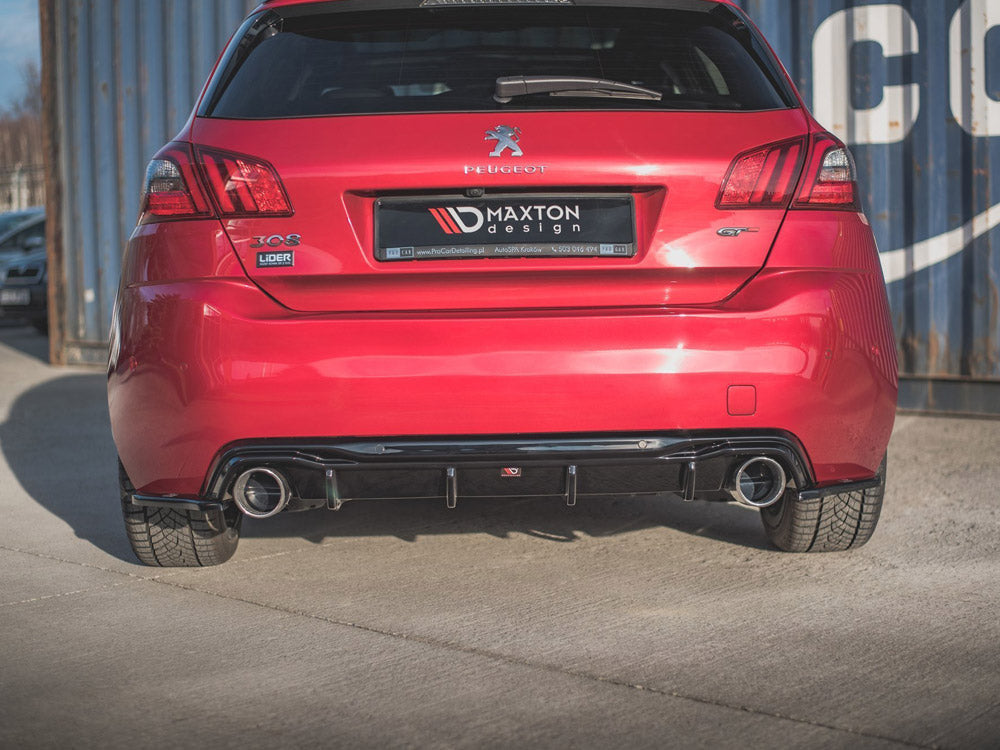 Rear Side Splitters Peugeot 308 GT MK2 Facelift 2017- Maxton Design