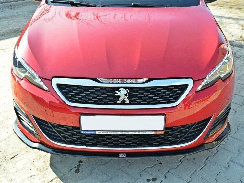 Front Splitter V.1 Peugeot 308 II GTI Maxton Design