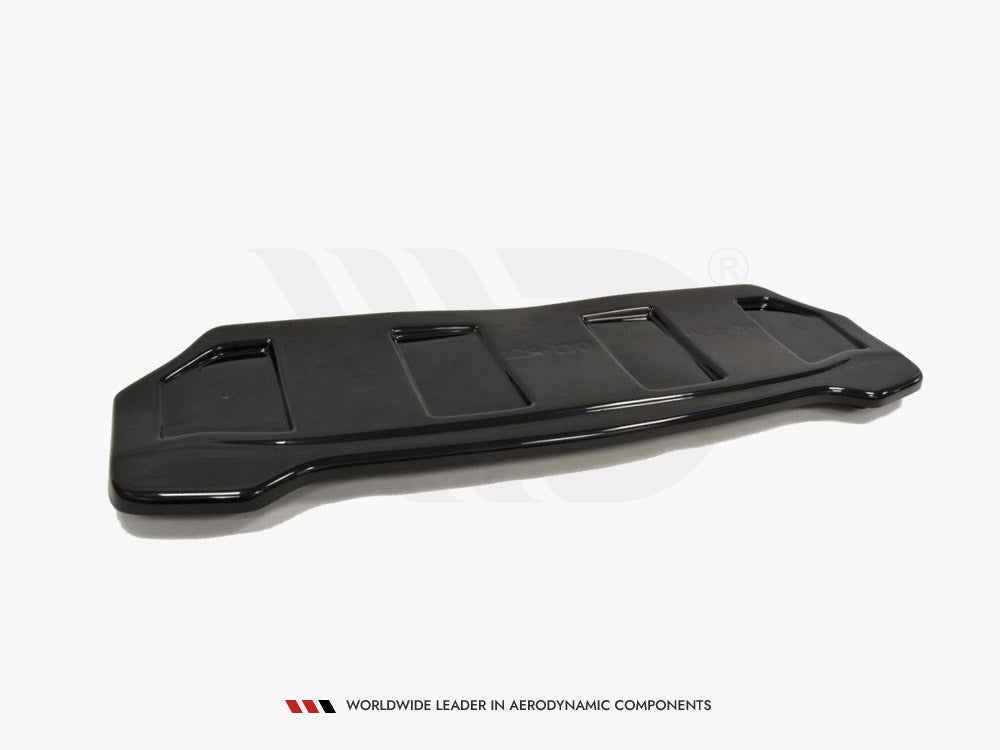 Central Rear Splitter Peugeot 308 II GTI (With Vertical Bars) Maxton Design