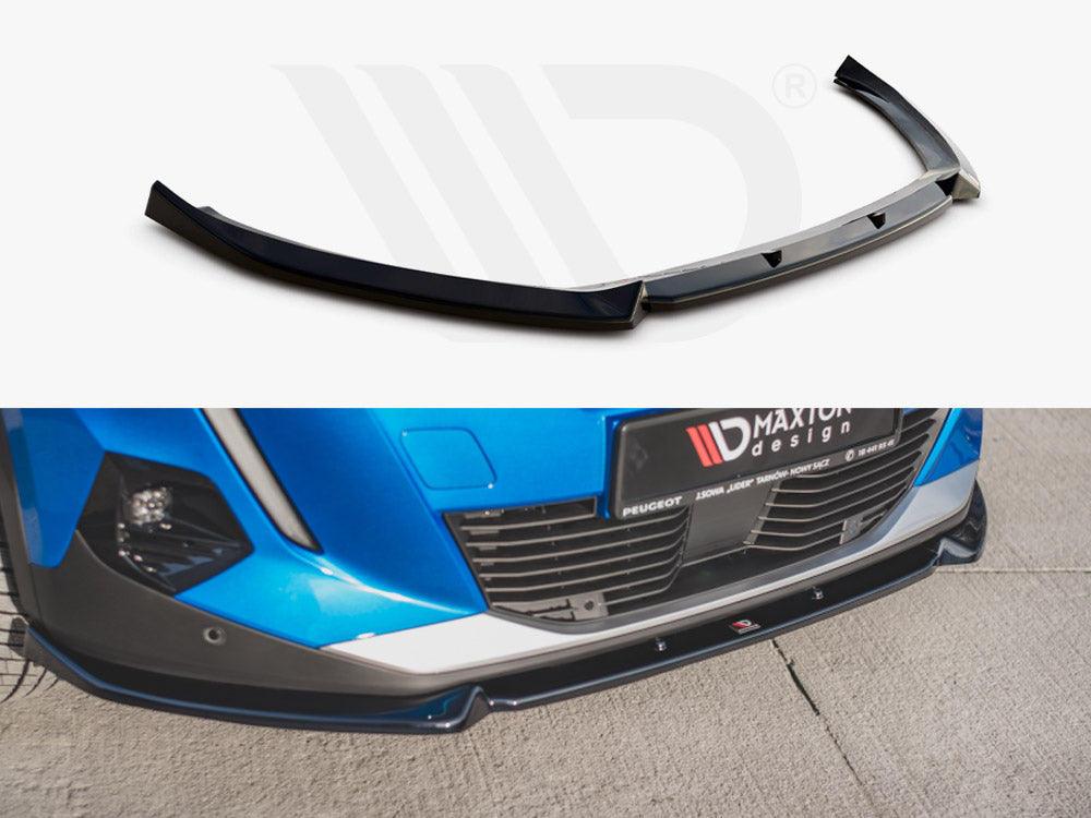 Front Splitter V1 Peugeot 2008 MK2 2019- Maxton Design