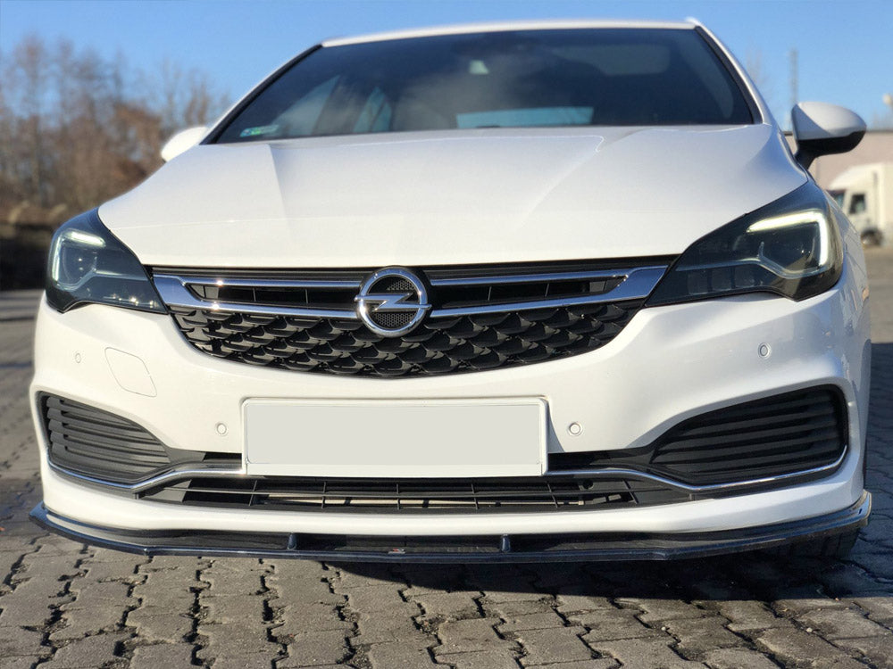 Front Splitter V.1 Opel/vauxhall Astra K Opc-line/vx-line 2015-2019 Maxton Design