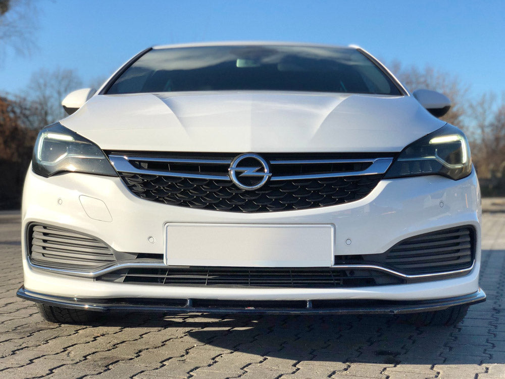 Front Splitter V.1 Opel/vauxhall Astra K Opc-line/vx-line 2015-2019 Maxton Design