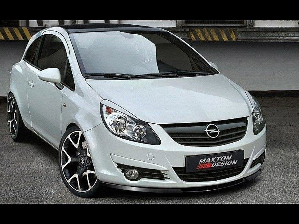 Front Splitter Opel Corsa D (Preface) Maxton Design