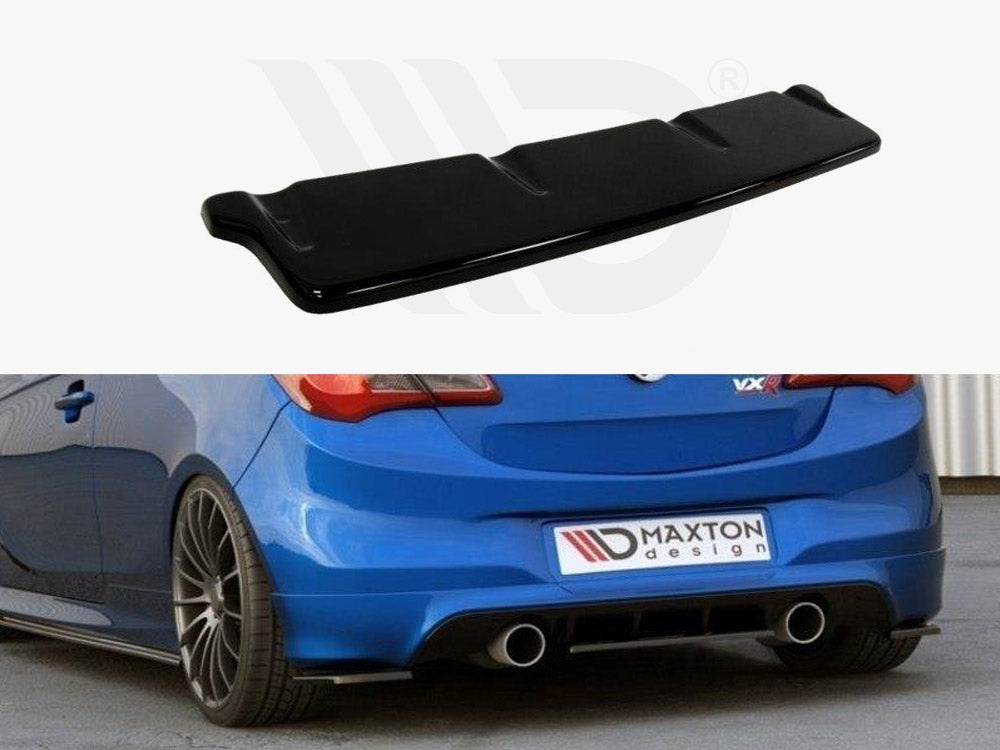 Central Rear Splitter Opel Corsa E OPC / VXR 2015-2019 Maxton Design