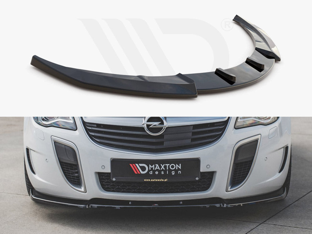 Front Splitter V1 Opel/vauxhall Insignia MK1 Vxr/opc Facelift 2013-2017 Maxton Design