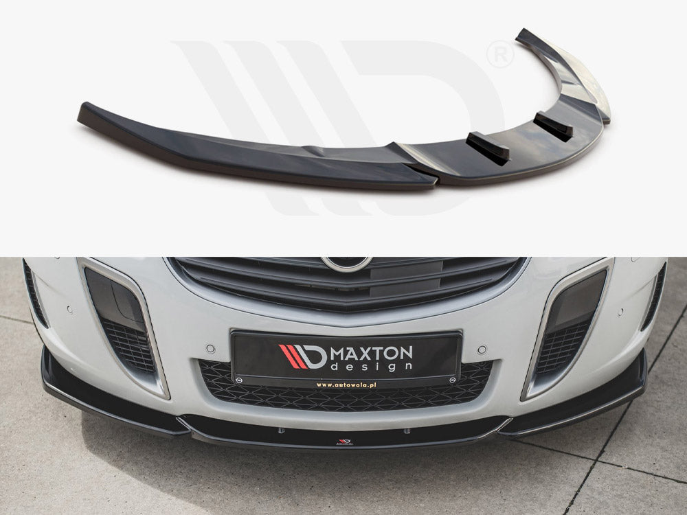 Front Splitter V2 Opel/vauxhall Insignia MK1 Vxr/opc Facelift 2013-2017 Maxton Design