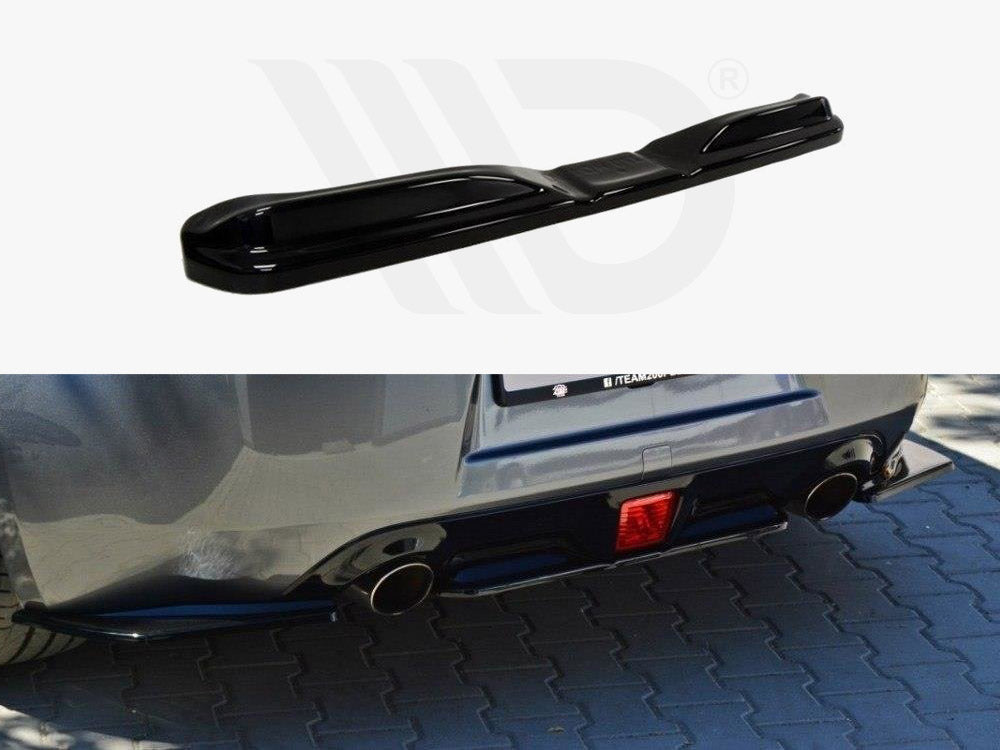 Central Rear Splitter V.1 Nissan 370Z 2009-2020 Maxton Design