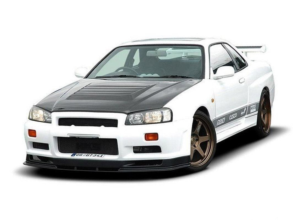 Front Bumper Nissan Skyline R34 GTR (Without Diffuser) 1998-2002 Maxton Design