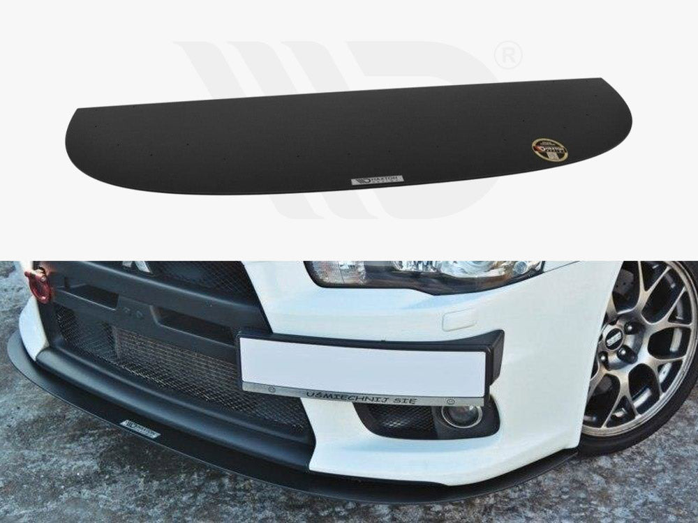 Front Racing Splitter V.3 Mitsubishi Lancer EVO X 2005-2017 Maxton Design