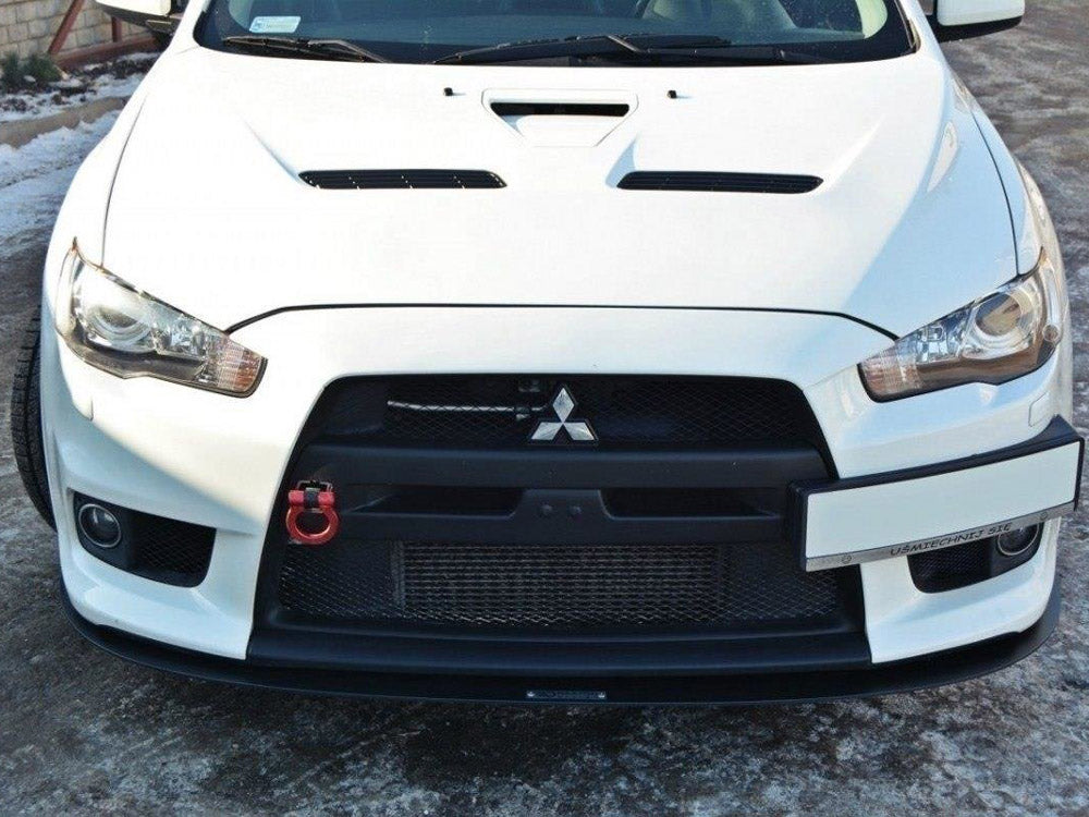 Front Racing Splitter V.3 Mitsubishi Lancer EVO X 2005-2017 Maxton Design