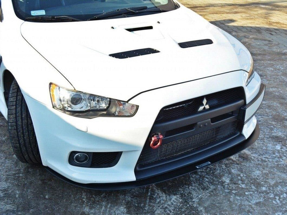 Front Racing Splitter V.3 Mitsubishi Lancer EVO X 2005-2017 Maxton Design