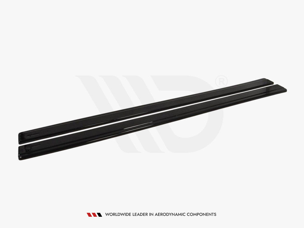 Side Skirts Diffusers Mitsubishi Lancer EVO X US Version 2007-2015 Maxton Design