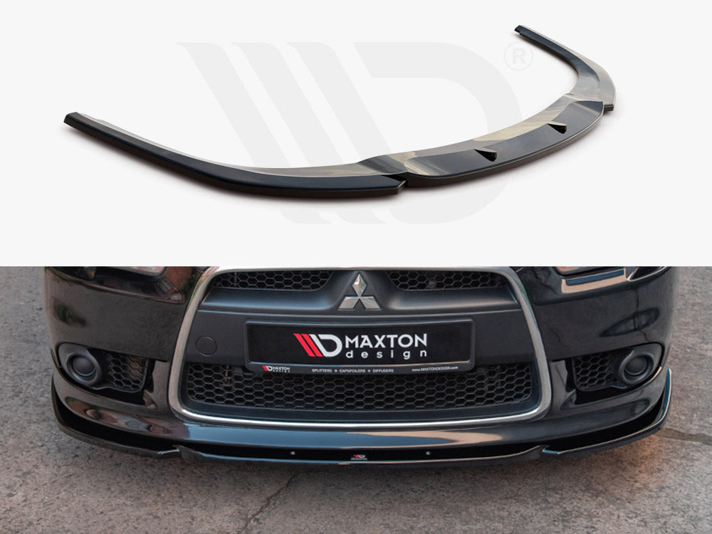 Front Splitter Mitsubishi Lancer Sportback MK8 2007-2016 Maxton Design