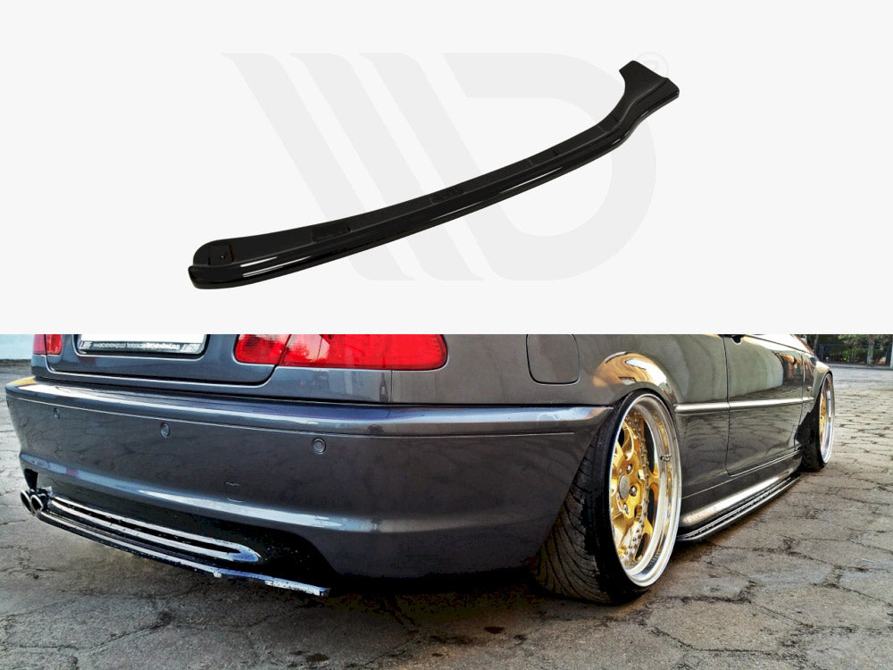 Central Rear Splitter BMW 3 E46 M-Pack Coupe Maxton Design