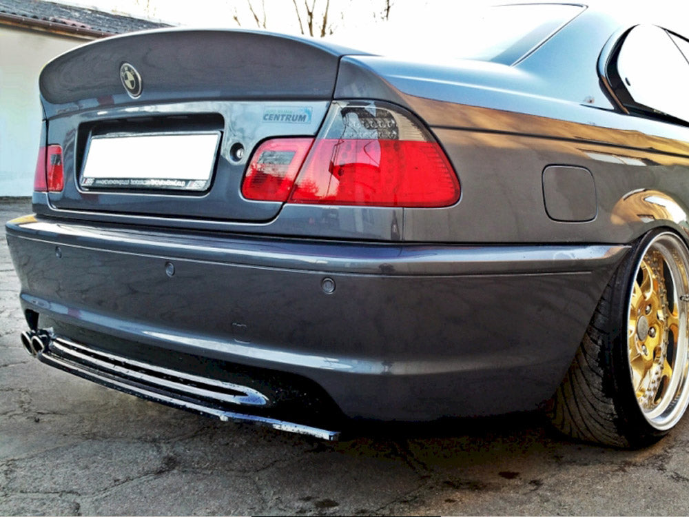 Central Rear Splitter BMW 3 E46 M-Pack Coupe Maxton Design