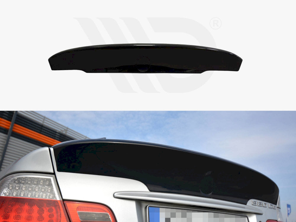 Rear Spoiler / LID Extension Bmw 3 E46 Coupe Pre-facelift < M3 CSL Look > (Requires Painting) 1999-2003 Maxton Design