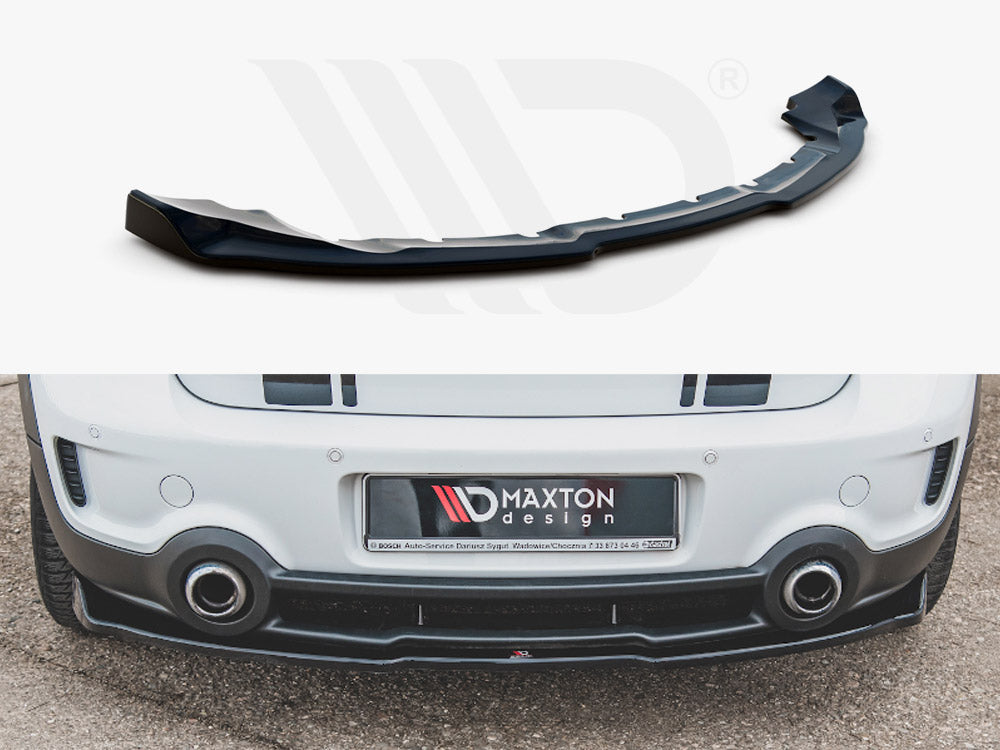 Central Rear Splitter Mini Countryman JCW MK1 2012-2016 Maxton Design