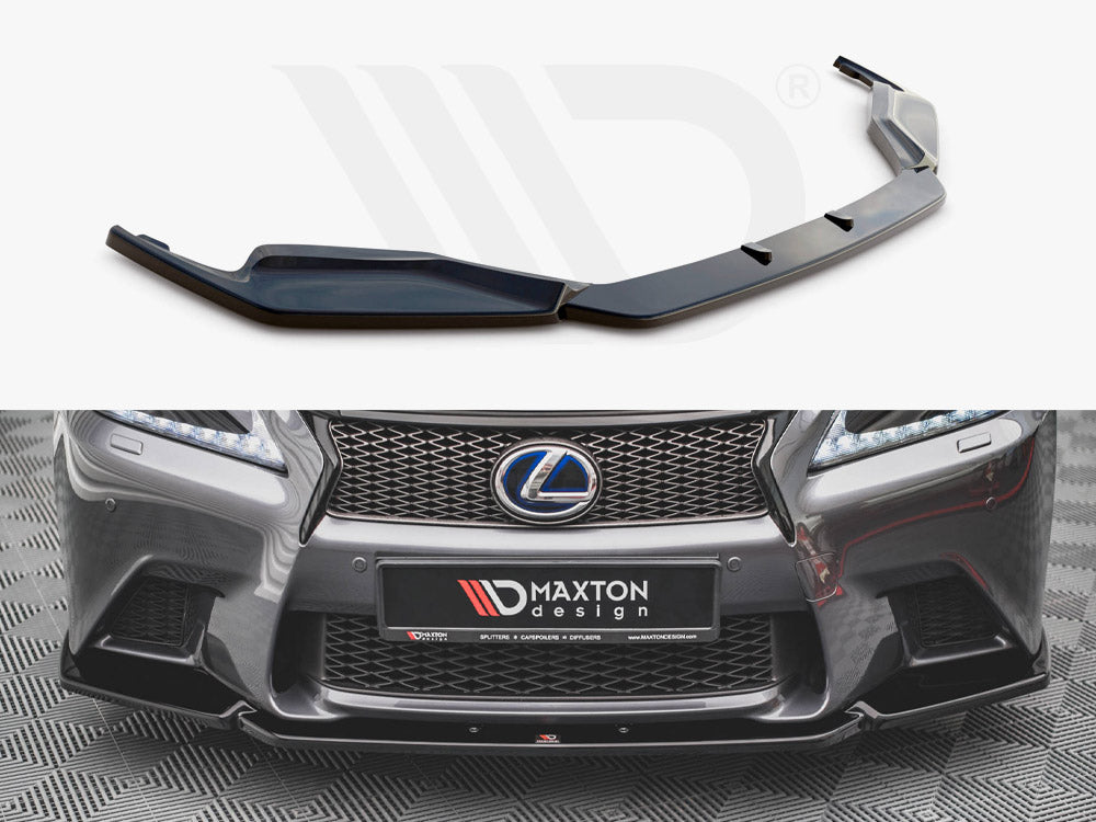 Front Splitter V.1 Lexus GS F Sport MK4 (L10) 2012-2015 Maxton Design