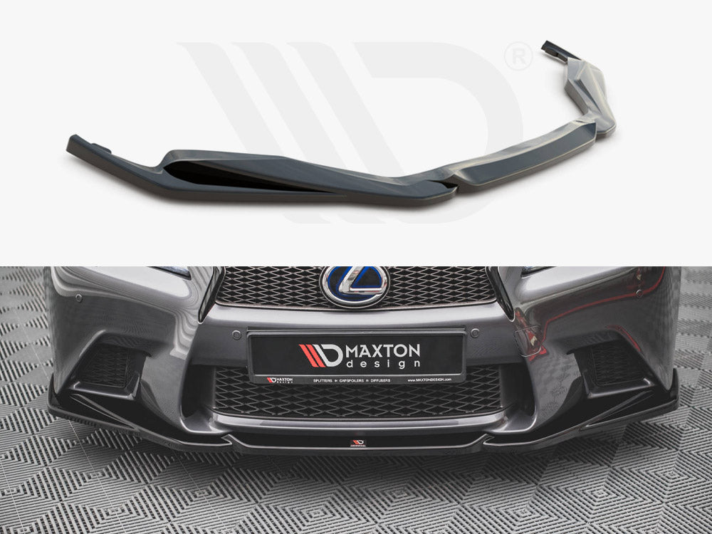 Front Splitter V.2 Lexus GS F Sport MK4 (L10) 2012-2015 Maxton Design