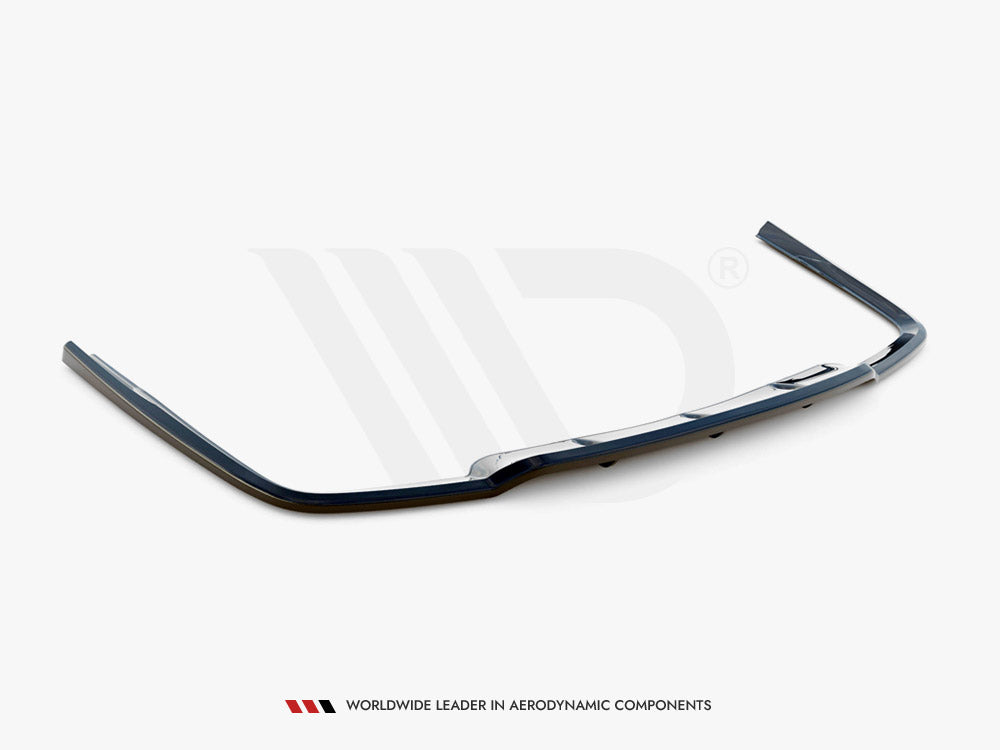 Central Rear Splitter (Vertical Bars) Lexus GS F Sport Hybrid Mk4 (L10) 2012-2015 Maxton Design