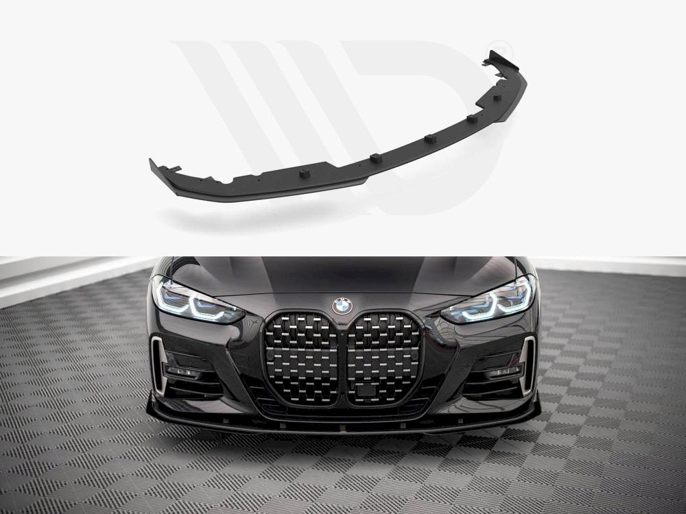 Street PRO Front Splitter (+flaps) Bmw 4 M-pack G22 2020- Maxton Design