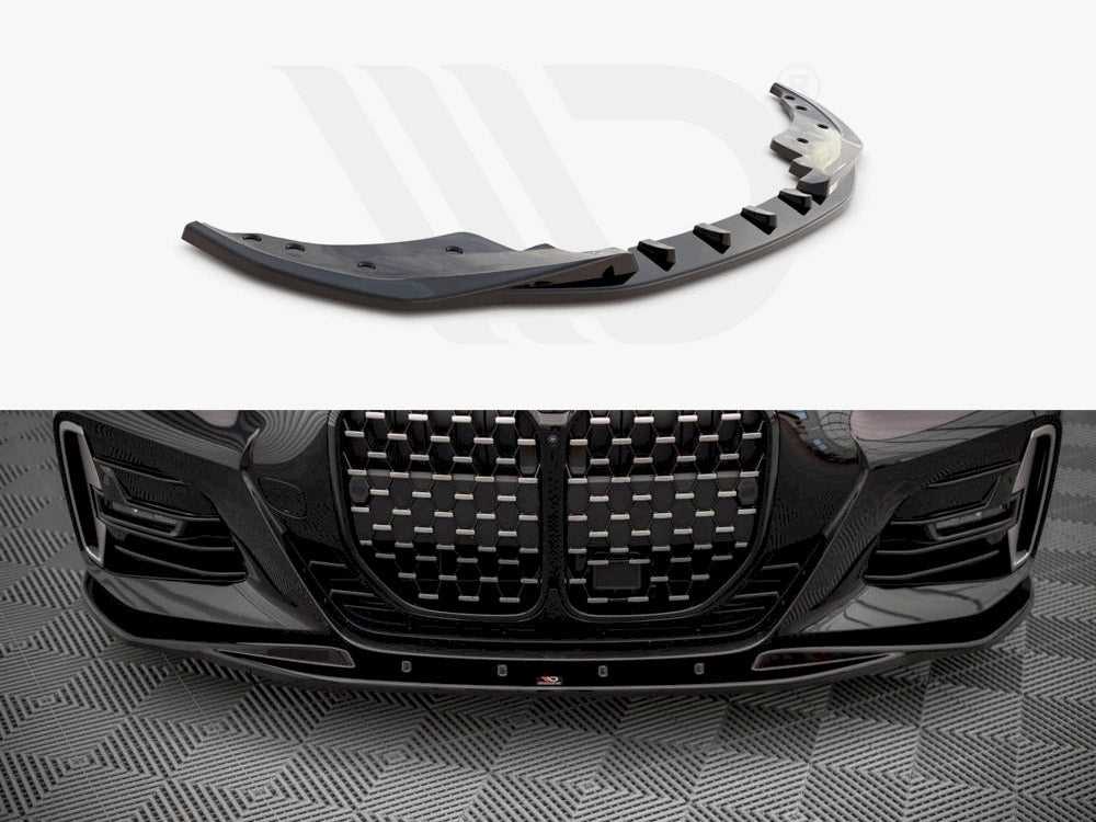 Front Splitter V.1 Bmw 4 M-pack G22 2020- Maxton Design