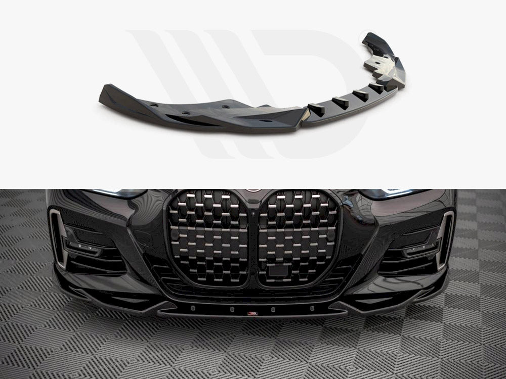 Front Splitter V.2 Bmw 4 M-pack G22 2020- Maxton Design