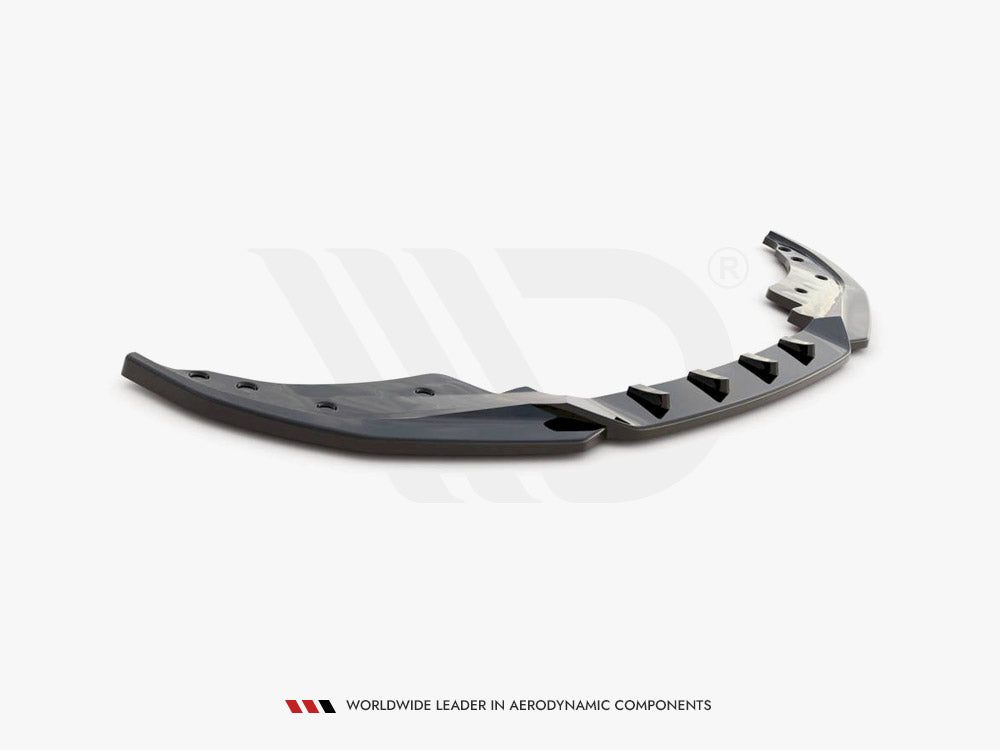 Front Splitter V.4 Bmw 4 M-pack G22 2020- Maxton Design