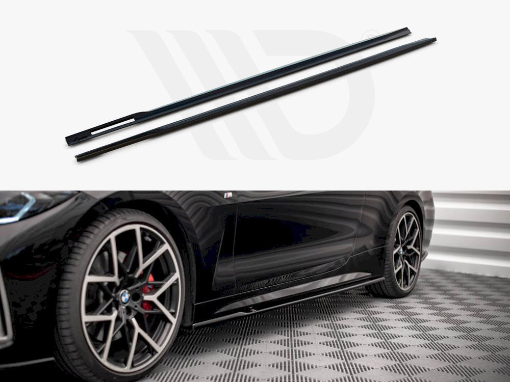 Side Skirts Diffusers V.1 Bmw 4 M-pack G22 2020- Maxton Design