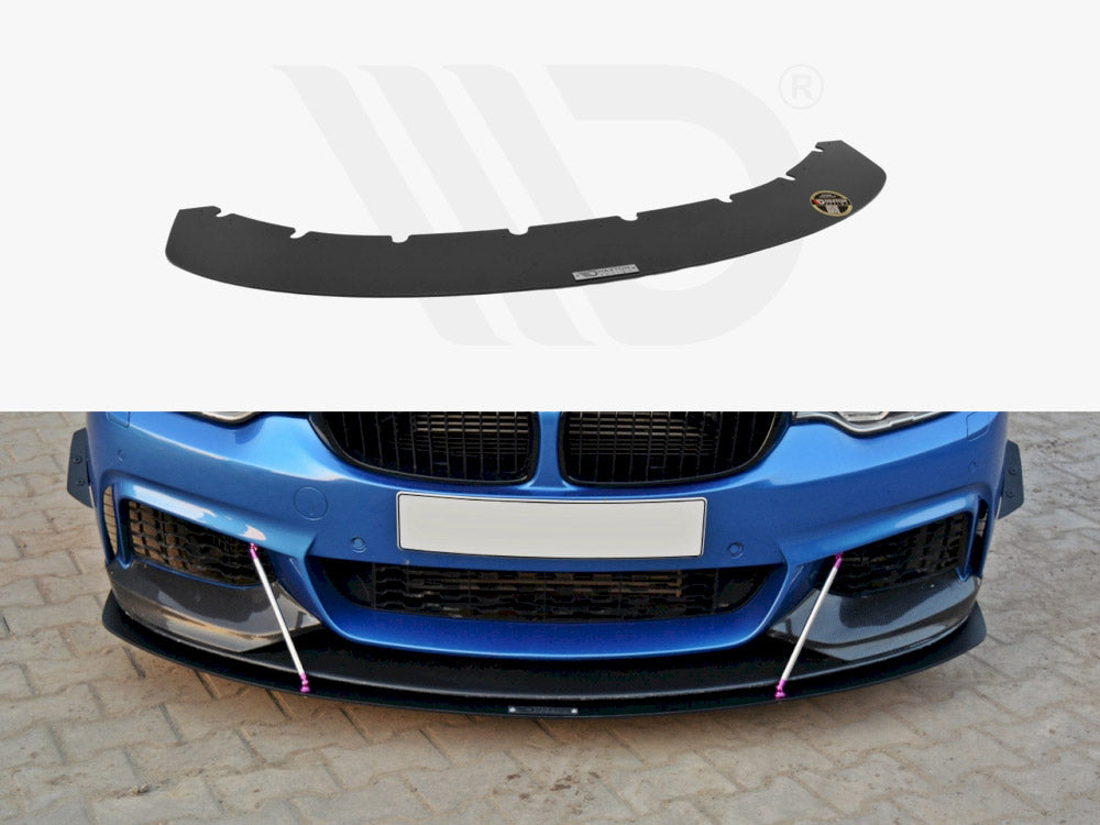 Front Racing Splitter V.3 Bmw 4 F32 M-sport & M-performance 2013-2016 Maxton Design