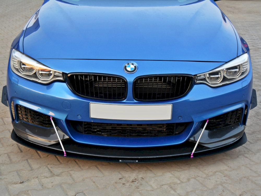 Front Racing Splitter V.3 Bmw 4 F32 M-sport & M-performance 2013-2016 Maxton Design