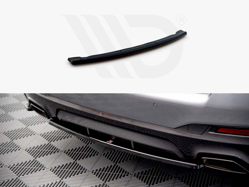 Central Rear Splitter BMW 5 G30 Facelift M-Pack 2020- Maxton Design