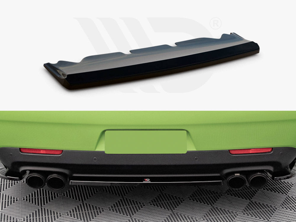 Central Rear Splitter Dodge Challenger SRT Hellcat Widebody Mk3 Maxton Design