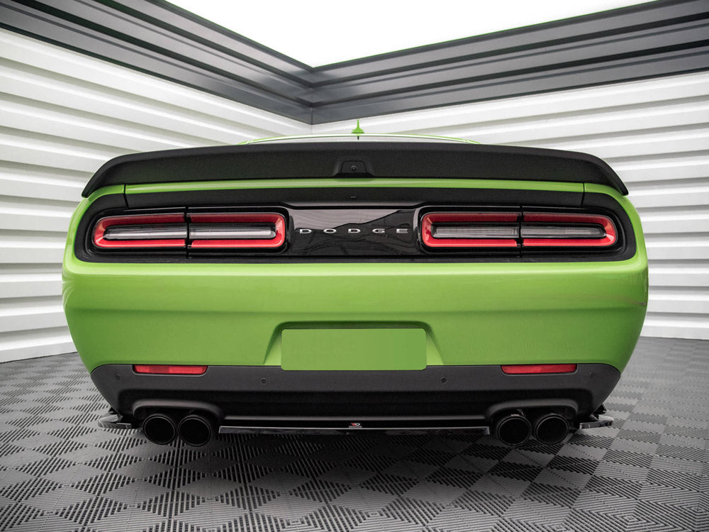 Central Rear Splitter Dodge Challenger SRT Hellcat Widebody Mk3 Maxton Design