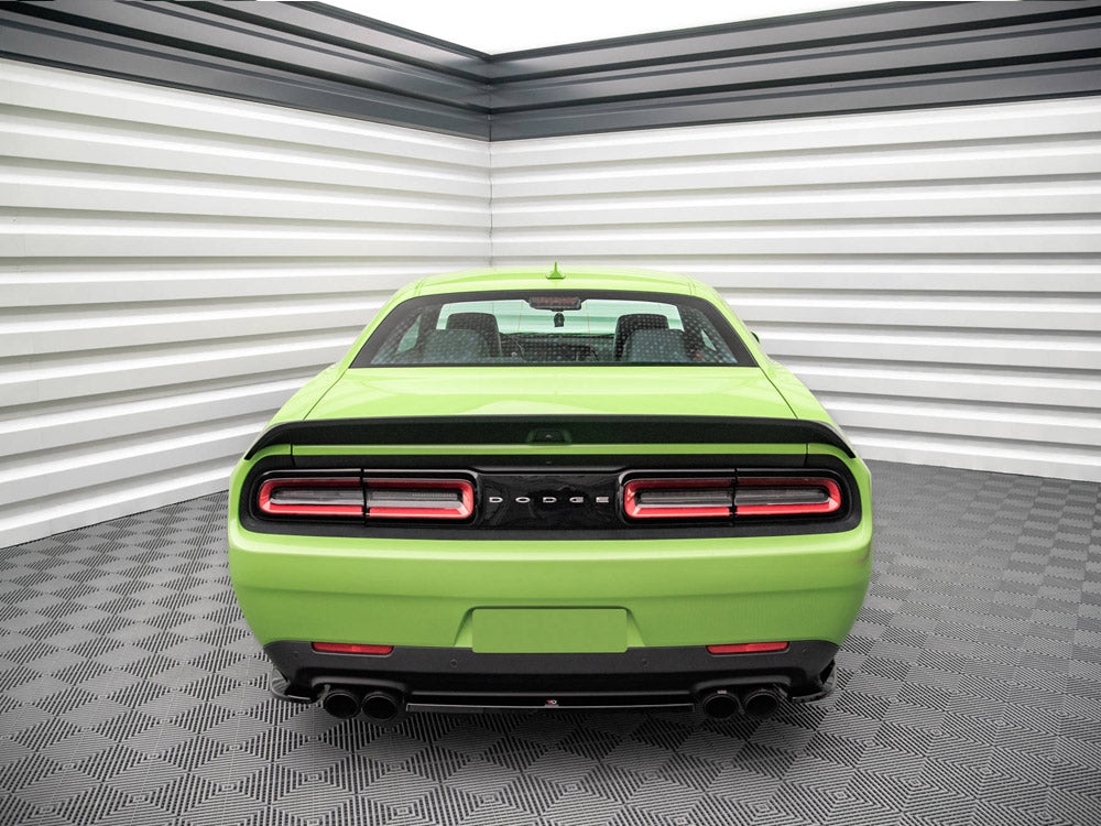 Central Rear Splitter Dodge Challenger SRT Hellcat Widebody Mk3 Maxton Design