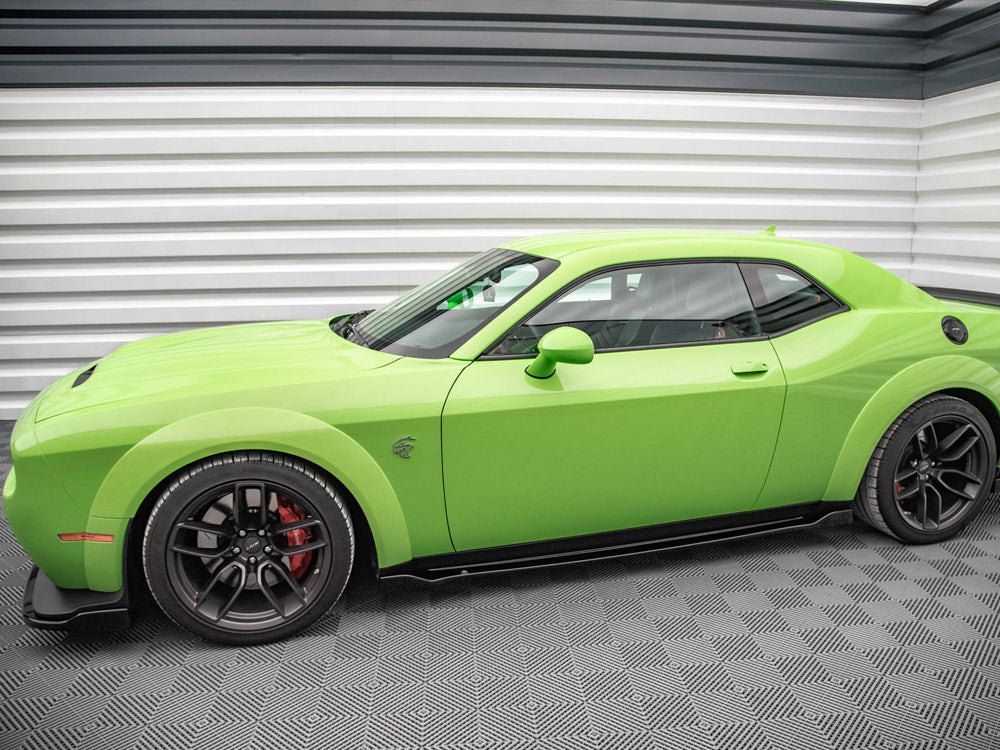 Side Skirts Diffusers Dodge Challenger SRT Hellcat Widebody Mk3 Maxton Design