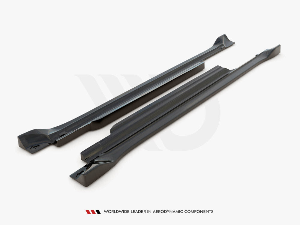 Side Skirts Diffusers Dodge Challenger SRT Hellcat Widebody Mk3 Maxton Design