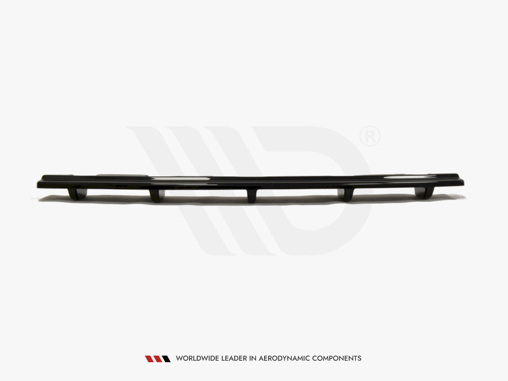 Central Rear Splitter (Vertical Bars) BMW 5 F11 M-Pack 2011- Maxton Design