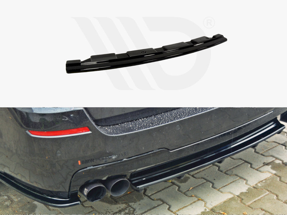 Central Rear Splitter V.2 BMW 5 F11 M-Pack Maxton Design