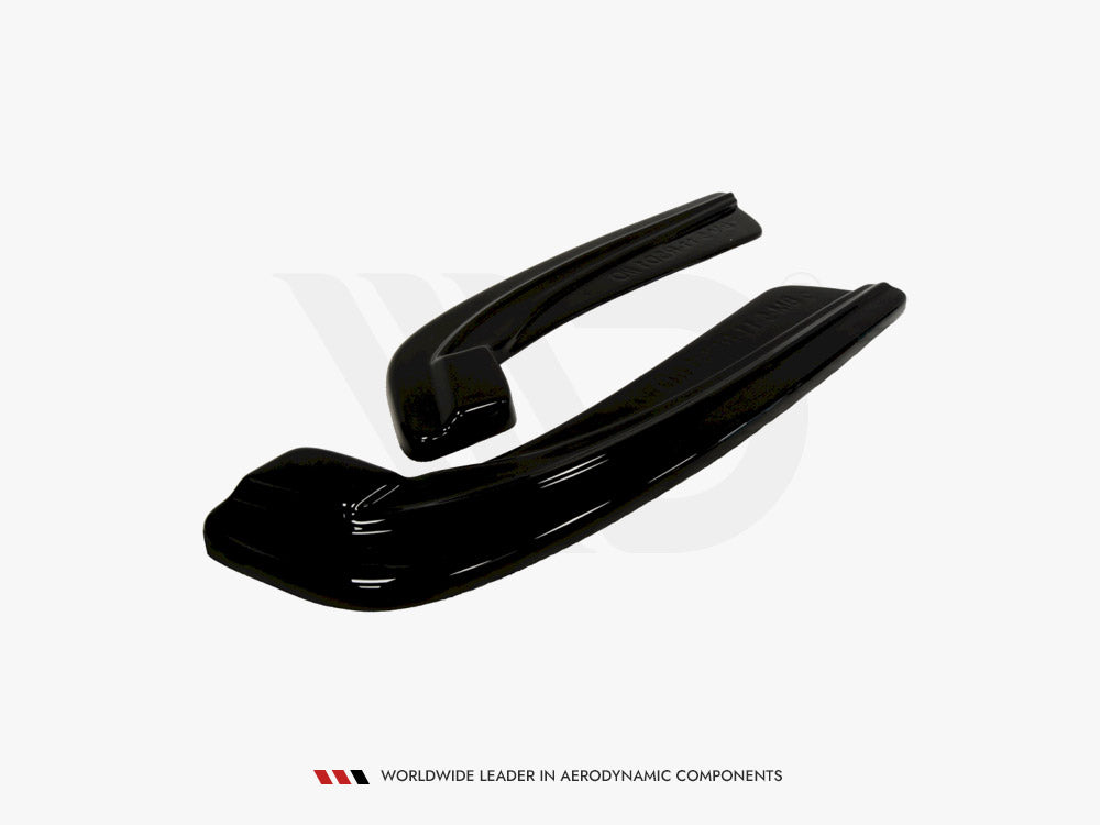 Rear Side Splitters Bmw 5 F11 M-pack (Fits TWO Single Exhaust Ends) Maxton Design