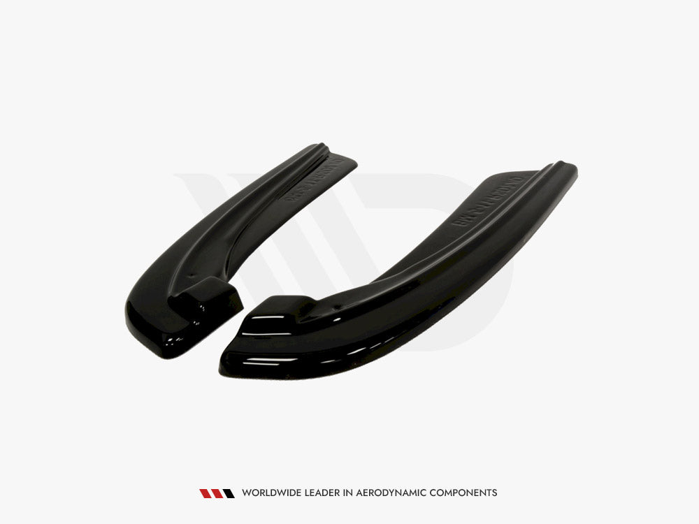 Rear Side Splitters Bmw 5 F11 M-pack (Fits TWO Double Exhaust Ends) Maxton Design