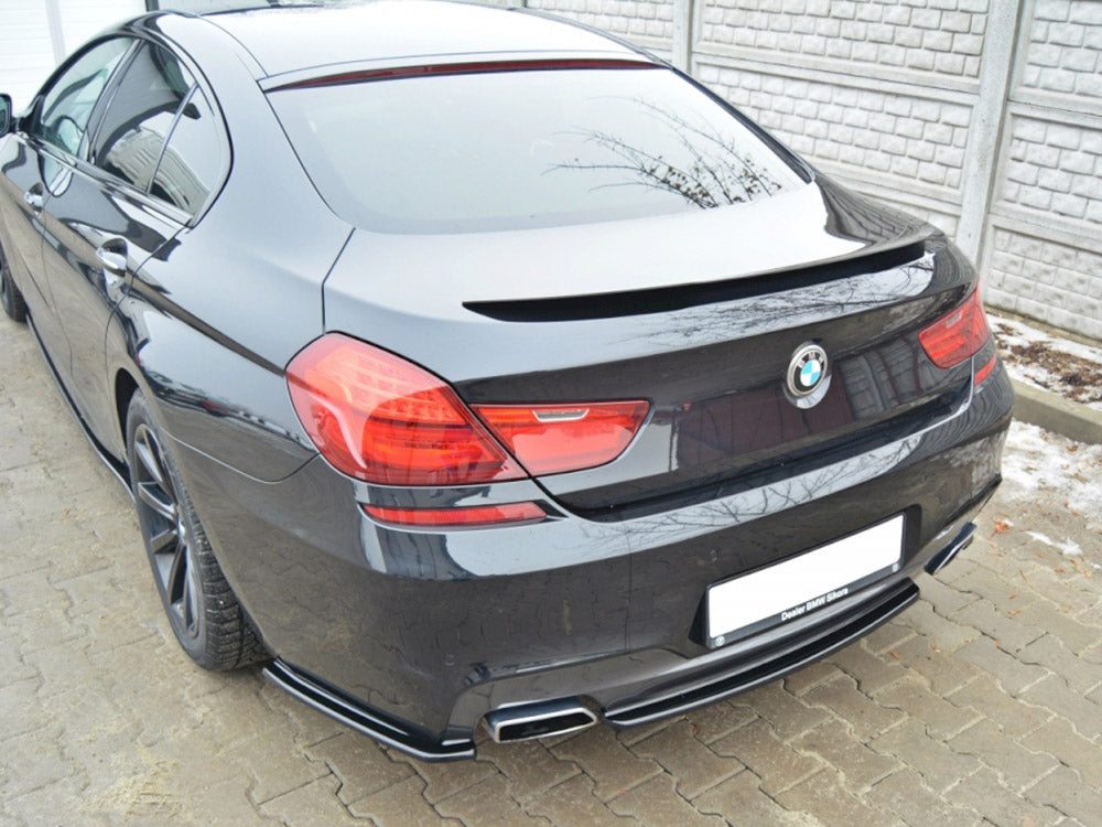 Central Rear Splitter (Vertical Bars) BMW 6 Gran Coupe M-Sport Maxton Design