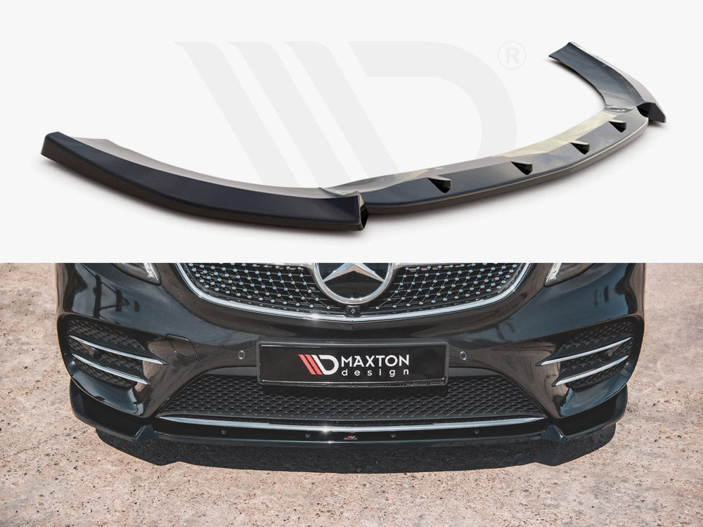 Front Splitter V3 Mercedes-benz V-class Amg-line W447 Facelift 2019- Maxton Design