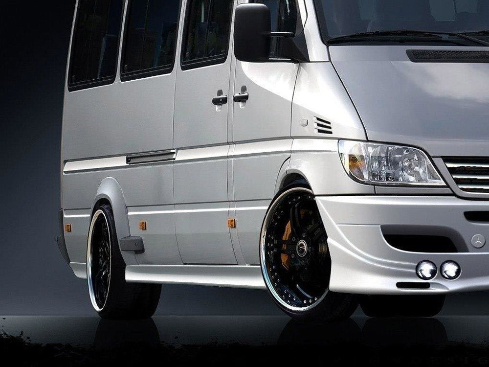 Side Skirts Mercedes Sprinter I FL / VW LT 96-06 - Different Sizes (4 Elements). This Side Skirts Fits Twin Wheels Version. Maxton Design